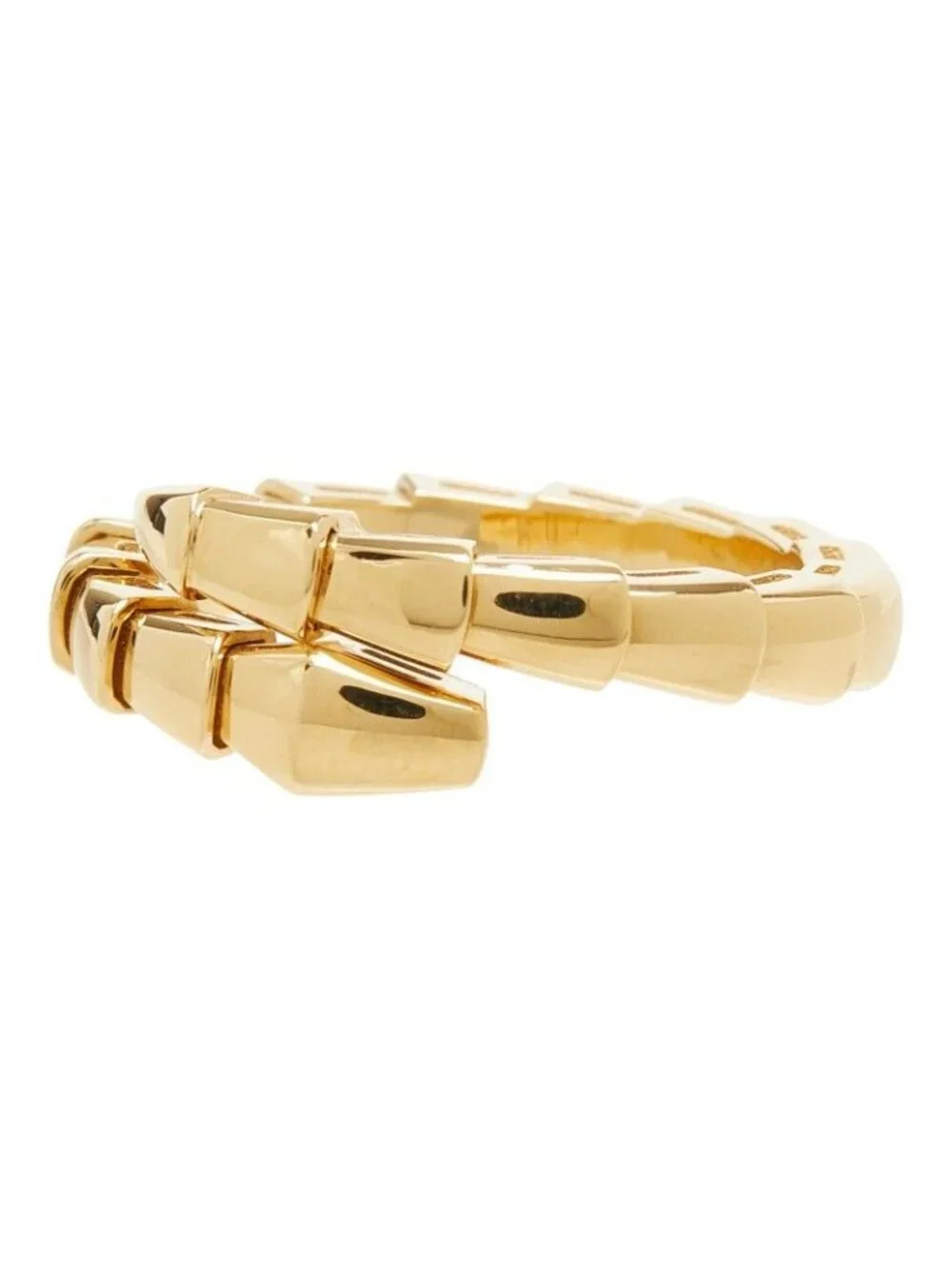 Bvlgari Serpenti Viper Ring L 18K Yellow Gold